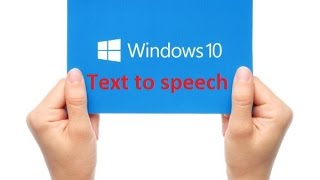 how the text to speech works in Windows 10  Howtosolveit [upl. by Mlawsky]