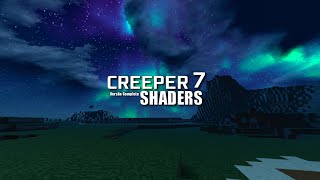 CREEPER SHADERS 7 vc PARA MCPE 118 Ultra Realistic Shader [upl. by Valentino956]