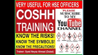 COSHH Hazardous Substance II Hazards amp Precautions II Chemical Safe Handling Chemical hse dubai [upl. by Sieber216]