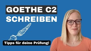 Die Kunst des Schreibens Goethe C2 Schreiben leicht gemacht [upl. by Inram269]