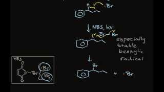 NBS Benzylic Bromination of Alkylbenzene Compounds [upl. by Kiraa]