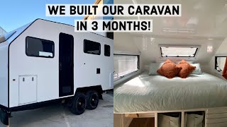 Were we CRAZY  3 month CARAVAN BUILD  STYROMAX Composite panels installed [upl. by Noelle]