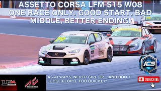 LFM Assetto Corsa Seat Cupra TCR Laguna Seca Never Judge People Too Early [upl. by Luhey]