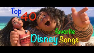 Top 40 Disney Songs [upl. by Desta971]