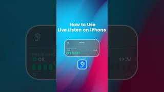 How to Use Live Listen on iPhone 👂 [upl. by Hortensia]