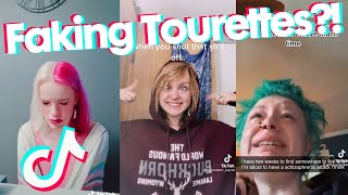 Faking Tourettes  TikTok Cringe Compilation [upl. by Tertias]