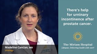 There’s help for urinary incontinence after prostate cancer [upl. by Ecnatsnok]