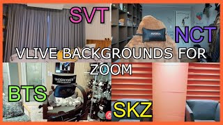 KPOP VLIVE backgrounds to use for your ZOOM meetings BOYGROUP EDITION  BTS NCT SKZ SVT [upl. by Clyve627]