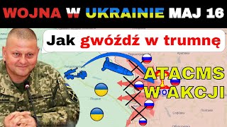 16 MAJ Ukraińcy Użyli ATACMS Do MASOWEGO NALOTU Na Koncentrację Wojsk w Ługańsku  Wojna w Ukrainie [upl. by Husain]