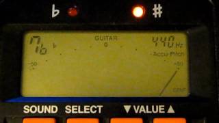 How to down tune your guitar a semitone [upl. by Malda]