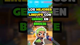 LOS MEJORES LINEUPS CON GEKKO EN BREEZE gekko viper valorant [upl. by Atilamrac]