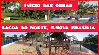 início das obras da LAGOA DO BAIRRO NOVA BRASÍLIA Teresina Piauí [upl. by Ydak]