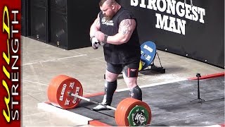 Eddie Hall Deadlift World Record 500kg 1102lbs  Includes Full Aftermath [upl. by Elyagiba679]