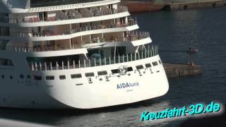 AIDAmar Reisebericht Tag 3  Bergen Norwegen Einlaufen  Auslaufen 11062012 HD  2D [upl. by Rosabella504]