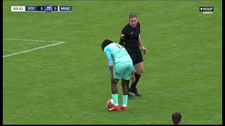 Le but de Nerilia Mondesir sur penalty face a Fleury de Batcheba Louis Fleury nan kouri probleme [upl. by Anirdnaxela]