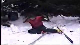 Skier Hits Tree Original amp Uncut [upl. by Laehctim656]