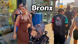 Summer Walk In The Bronx New York  Travel To America Street Walking Tour 4k [upl. by Aneej]