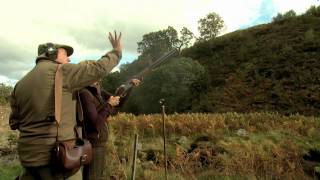 Hull Cartridge  Instruction in the Field  Guns Shotgun Clay Pigeon Shooting Grouse Partridge [upl. by Bandur]