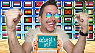 How To Say quotSCHOOLS OUTquot In 39 Different Languages Part 1 [upl. by Adiene]