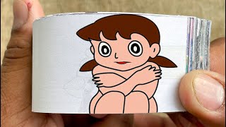 Doraemon Cartoon Flipbook 225  Nobita See Shizuka Bathing Flip Book  Flip Book Artist 2024 [upl. by Ramedlav405]