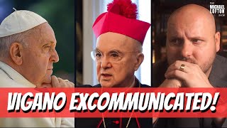 BREAKING Archbishop Vigano EXCOMMUNICATED [upl. by Sille116]