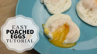 How To Make Poached Egg For Beginners [upl. by Ratcliffe]