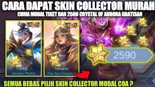 MURAH BANGET Cara Mendapatkan Skin Collector Ling Modal 2500 COA Gratis Mobile Legends [upl. by Hecker]