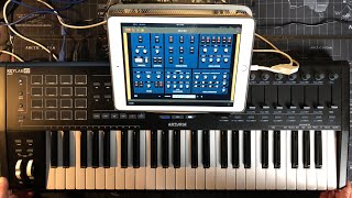 OBXd  AUv3  Oberheim OBX Based Synthesizer  Updated  iPad Demo [upl. by Anuaf343]