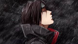 3 Hours Relaxing Sleep Music with Rain Sounds  Itachi Uchiha Sadness and Sorrow [upl. by Emelen]