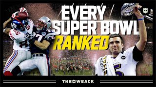 Ranking Every Super Bowl From WORST to BEST [upl. by Cook336]