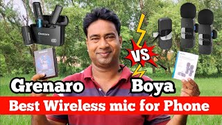 Cheap amp Best wireless mic for mobile phone Youtubers used in vlogging interview android amp iphone [upl. by Floyd]