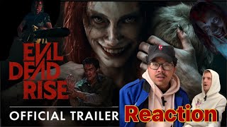 I’m Not Watching This Movie Alone  Evil Dead Rise  Official Trailer Reaction [upl. by Zeeba]