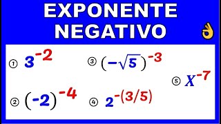 EXPONENTE NEGATIVO [upl. by Ranson335]