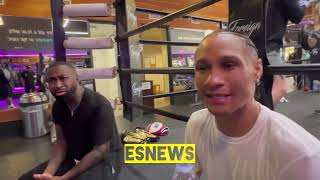 REGIS PROGRAIS REACTION TO TEOFIMO LOPEZ AMAZING WIN OVER JOSH TAYLOR  TALKS TANK FIGHT  ESNEWS [upl. by Muscolo]