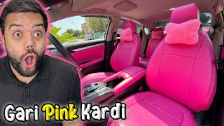 Aroob Ki Gari Pink Kardi 😱😍  Usko Bataya Bhi Nahi 🤣 [upl. by Rehotsirk436]