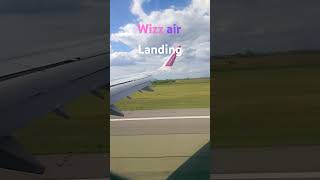 Wizzair landing aviation wizzair travel [upl. by Eet]