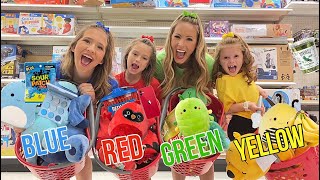 I’LL BUY ANYTHING IN YOUR COLOR TARGET SCAVENGER HUNT SHOPPING CHALLENGE ❤️💙💚💛 ​⁠ [upl. by Wulf]