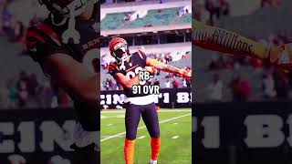 Guess the NFL team by madden 25 overalls shorts nfl viralshort trending madden [upl. by Dallas]