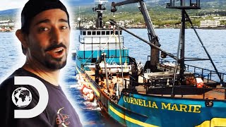 Josh Loads A Boat To The Cornelia Marie To Help Fulfil An Order  Deadliest Catch Bloodline [upl. by Sined351]