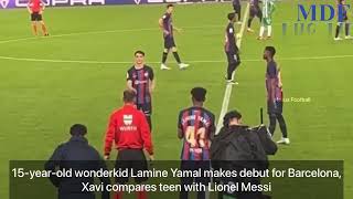 Lamine Yamal le recored de Barcelone [upl. by Nilak]