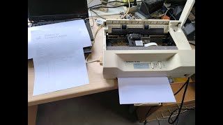 Using a 32 year old printer [upl. by Reklaw357]