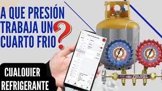 A QUE PRESIÓN TRABAJAN CUARTO FRIOS SIN IMPORTAR EL REFRIGERANTE QUE SEA hvac aireacondicionado [upl. by Ehcar]