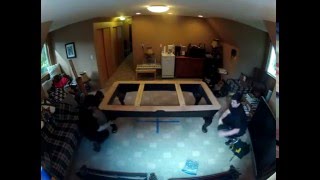 Olhausen Pool Table TimeLapse GoPro2 [upl. by Kciregor]