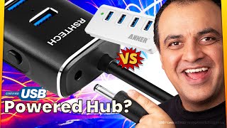 USB Powered Hub vs Unpowered USB Hubs What you need to know [upl. by Nylanaj169]