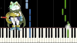 Chrono Trigger  Frogs Theme Piano Tutorial Synthesia [upl. by Aday]