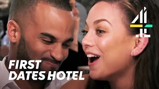 First Dates Hotel  All the Cute Awkward amp Funny Moments  Part 1 [upl. by Gunter]