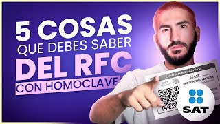 RFC con homoclave 5 cosas que debes saber 2024 [upl. by Iznek]