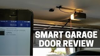 MyQ Chamberlain Smart Garage Door Setup amp Review  HomeKit [upl. by Nomled]