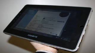 Gigabyte S1081 Windows 7 Tablet Unboxing [upl. by Aelaza570]