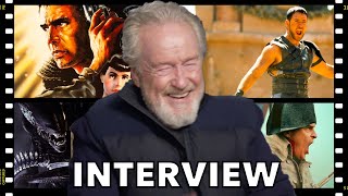 Ridley Scott Talks NAPOLEON and Look Back At His Most Iconic Movies  INTERVIEW [upl. by Craig170]